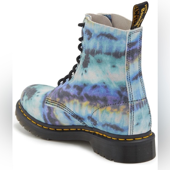 Doc Martens 1460 Tie Dye Pascal Leather Boots - Picture 7 of 11